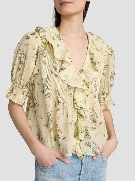 Doen Tops - Dôen Henri blouse xs sunshine Prairie